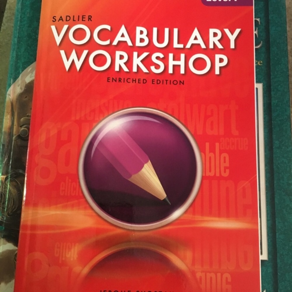 VOCABULARY WORKSHOP F Never used!!!!